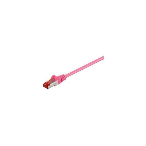 B-FTP6015PI, RJ-45, RJ-45, Maschio / maschio, Cat6, F / UTP (FTP) , Rosa - Foto 1