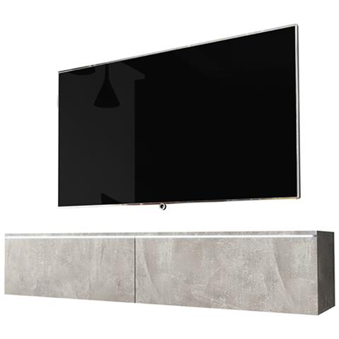 Selsey VIVIARO - Mobile TV - 154 cm - due ante con nicchie - Taupe
