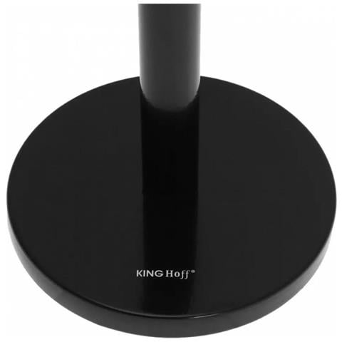 Porta Asciugamani Di Carta Kh-1219 - Supporto In Acciaio Inossidabile Nero - Foto 6