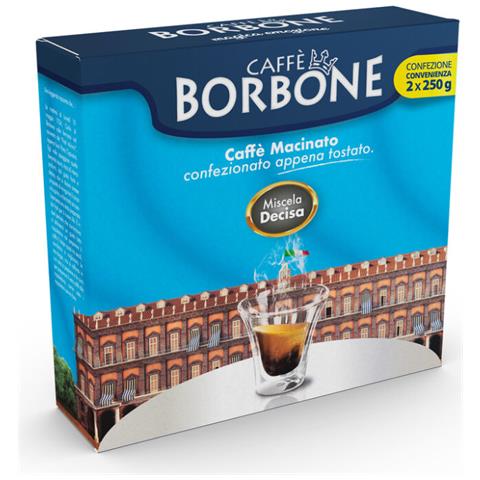 Borbone Caffe Macinato Miscela Decisa Confezione Bipack Da 2x250 Grammi - Foto 1