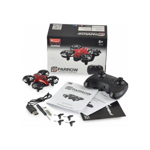 25324 Drone Fotocamera Mini-drone 300 Mah Nero, Rosso - Foto 2