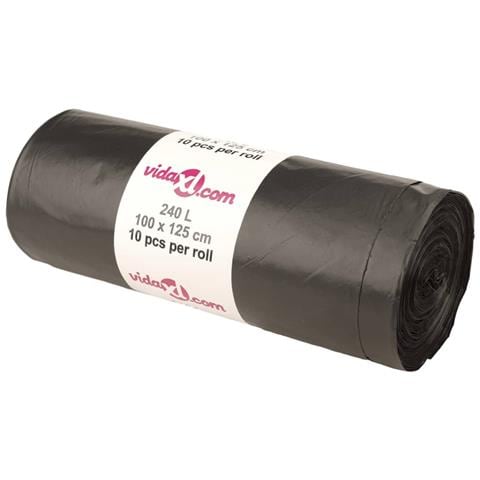 Sacchetti Per Cestini 150 Pz Neri 240 L - Foto 2