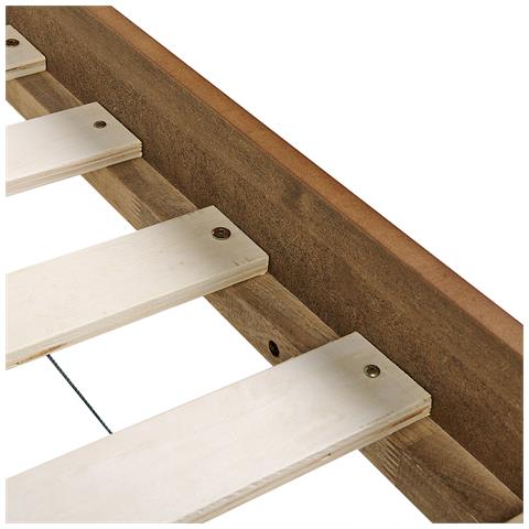 Letto Matrimoniale Legno Chiaro 180 X 200 Cm Boisset - Foto 8