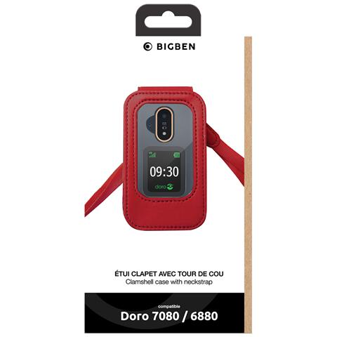 Custodia Per Doro 7080 / 6880 Con Collana, Rosso - Foto 2