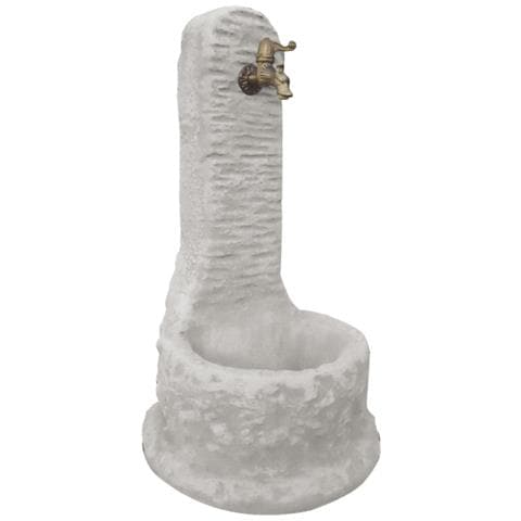 Fontana Centrale Sasso Grigio 43xh82cm Decogarden - Foto 1