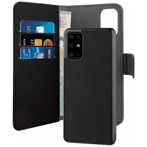 Custodia Per Huawei P40 Folio 2 In 1 Con Cover Magnetica E Portacarte, Nero - Foto 1