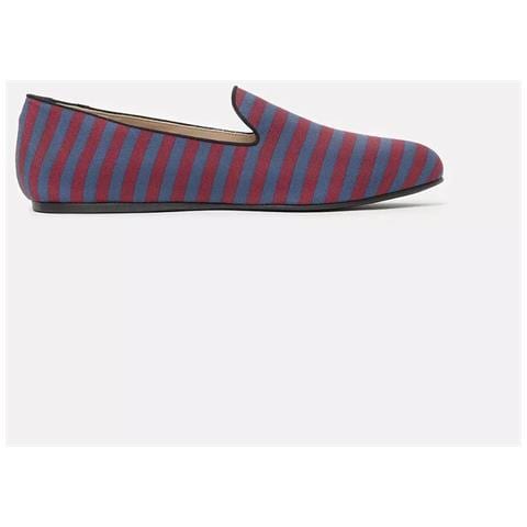 Mocassino In Cotone Blu - Eu39/us6 - Foto 1
