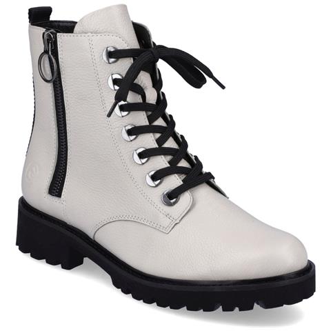 White Casual Closed Booties Stivaletti Pelle Scarpe Donna Bianco Eu 36, D8671-81 - Foto 1