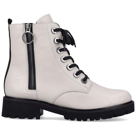 White Casual Closed Booties Stivaletti Pelle Scarpe Donna Bianco Eu 36, D8671-81 - Foto 2