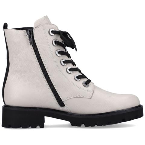 White Casual Closed Booties Stivaletti Pelle Scarpe Donna Bianco Eu 36, D8671-81 - Foto 3