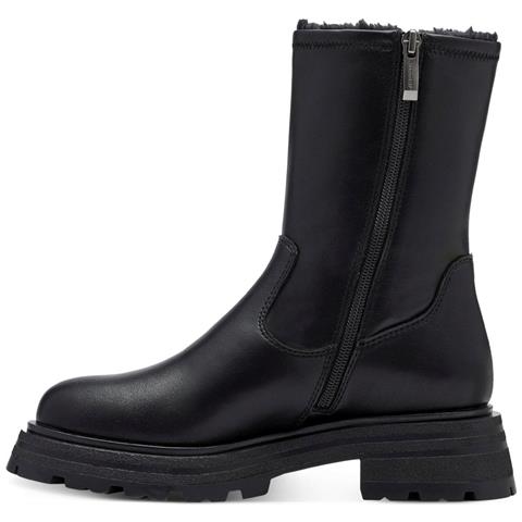 Black Casual Closed Booties Stivaletti Sintetico E Tessile Scarpe Donna Nero Eu 36, 1-26818-41 001 - Foto 3