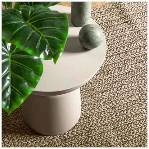 Tappeto Zizur Beige 240x340 Cm Aspetto Iuta Interni Ed Esterni - Foto 3