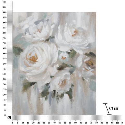 Stampa Su Tela Fiori 66 - Multicolore - Legno - 80x3,7x100 Cm - Foto 6