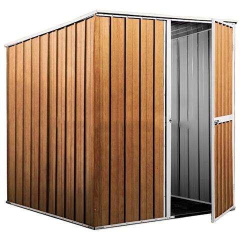 Box Lamiera Deposito Attrezzi In Acciaio Zincato 175x185cm X H1.92m - 70kg - 2,92mq - Legno - Foto 2