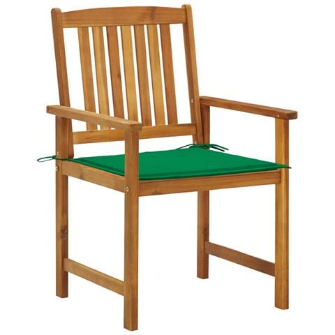 Lusso Casadino -  Sedie Da Giardino Con Cuscini 2 Pz In Massello Di Acacia - Foto 1