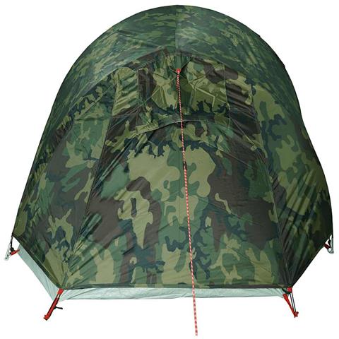 Tenda da Campeggio a Tunnel per 3 Persone Mimetico Impermeabile - Foto 8