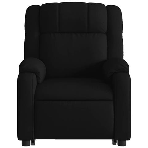 Poltrona Alzapersona Massaggiante Reclinabile Nera in Tessuto - Foto 9