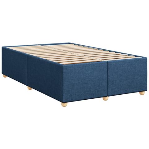 Giroletto a Molle con Materasso Blu 120x190 cm in Tessuto - Foto 9