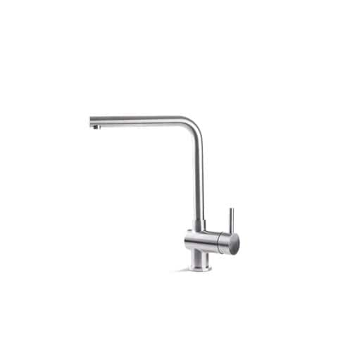 Miscelatore Per Lavello Da Cucina Acciaio Inox Vema Tiber Steel Kitchen V19022 Satinato - Foto 1