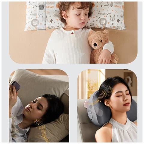 Altoparlante A Conduzione Ossea 5.3 Bluetooth Per Il Sonno Con Rumore Bianco Black - Foto 6