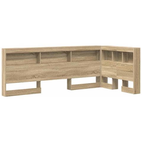 Testata contenitore rovere sonoma 75 cm Legno multistrato - Foto 1