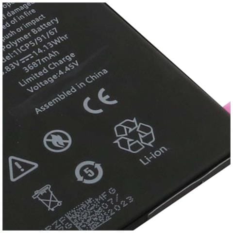 Batterie Per Iphone 12 Pro Max Li-polimero 3,83 V 3687 Mah 14,13 Wh - Foto 4
