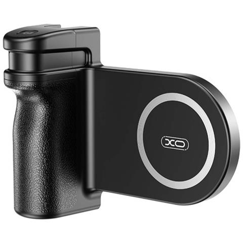 Supporto Con Impugnatura Magsafe Per Smartphone Per Selfie Con Pulsante Di Scatto Bluetooth, Nero - Foto 4