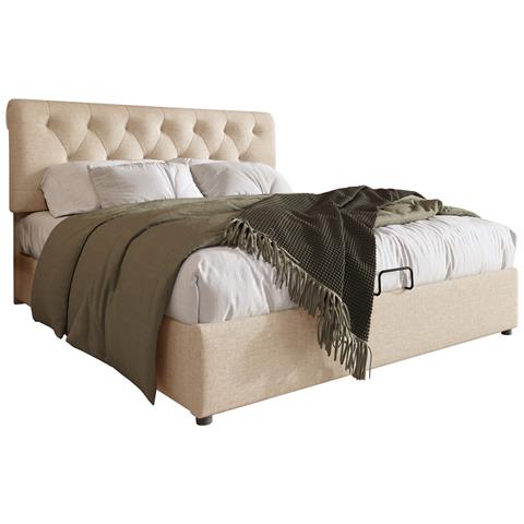 Letto Idraulico Con Testiera Regolabile E Spazio Di Stoccaggio - Foto 1