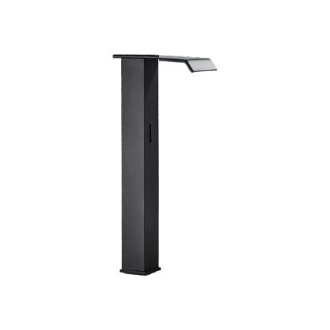 Rubinetto per lavabo da bagno, Blackswan, tipo M182, modello nero con bocca a cascata e sensore, misura 32 cm - Foto 1