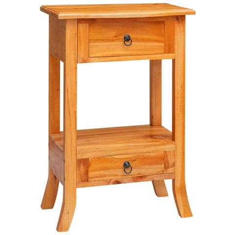 Tavolo consolle con cassetto Naturale 50,5 x 30 x 75,5 cm - Foto 1