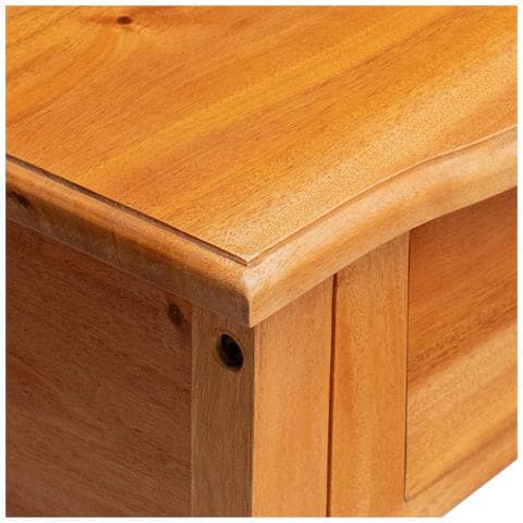 Tavolo consolle con cassetto Naturale 50,5 x 30 x 75,5 cm - Foto 9