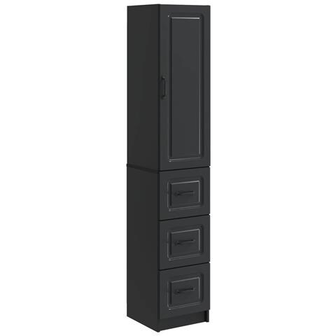Set di armadi 2 pcs Nero 33 x 34,5 x 87 cm Legno ingegnerizzato - Foto 1