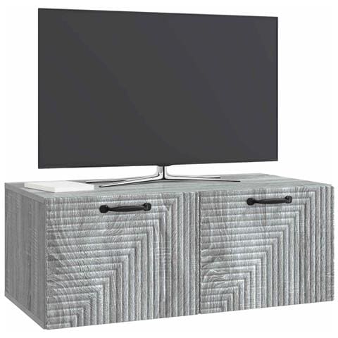 Mobile Porta TV da Muro Grigio Sonoma 78,5 x 41 x 30 cm - Foto 2