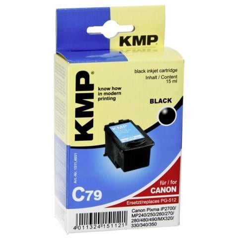 C79 cartuccia nero compatibile con Canon PG-512 - Foto 1