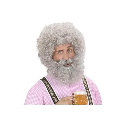 PARRUCCA E BARBA RICCE CARATTERIALI gr. - Foto 1