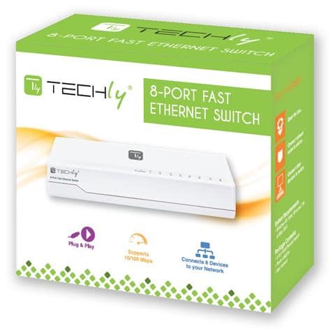 I-SWHUB-080TY - Switch Hub 10/100 Mbps Fast Ethernet 8 Porte - Foto 7