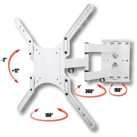 ICA-PLB 136MW - Supporto a Muro Ultra Slim per TV LED LCD 23-55'' Bianco - Foto 5