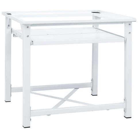 Supporto Alzatina Con Mensola Estraibile Per Lavatrice Bianco - Foto 1