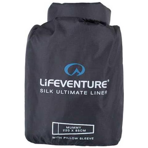 Accessori Lifeventure Ultimate Silk Sleeping Bag Liner Mummy Sacchi A Pelo 220 X 85 X 56 Cm - Foto 1