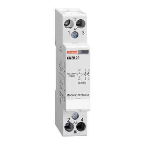 Contattore Modulare 20a Ac1 2no 24vac / dc 1 Modulo Cn2020024 - Foto 1