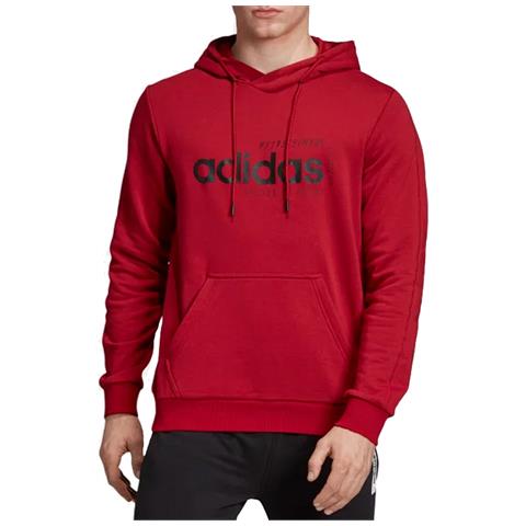 felpa rossa uomo adidas