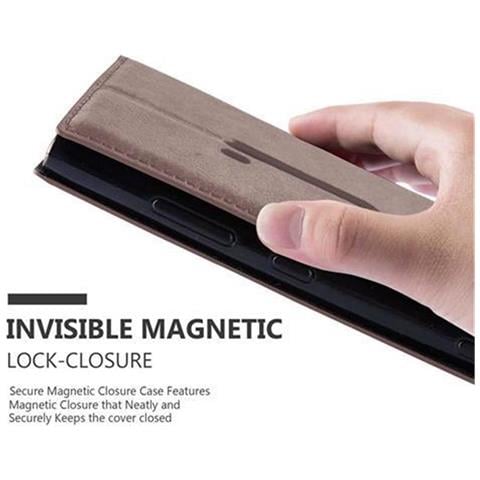 Custodia Compatibile Con Nokia Lumia 920 In Bruno Caffè - Coperchio Protettiva Con Chiusura Magnetica, Funzione Stand E Tasca Per Le Carte - Foto 9