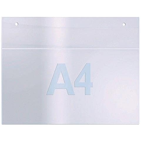 Value Brand Prospetto Multidock F, Formato Din A4 Orizzontale In Acrilico Trasparente Per Il Fissaggio A Parete - Foto 1