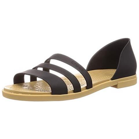 Tulum Open Flat W, Infradito Per Il Tempo Libero E Abbigliamento Sportivo Da Donna, Multicolor (nero / marrone Chiaro), 42 Eu - Foto 1