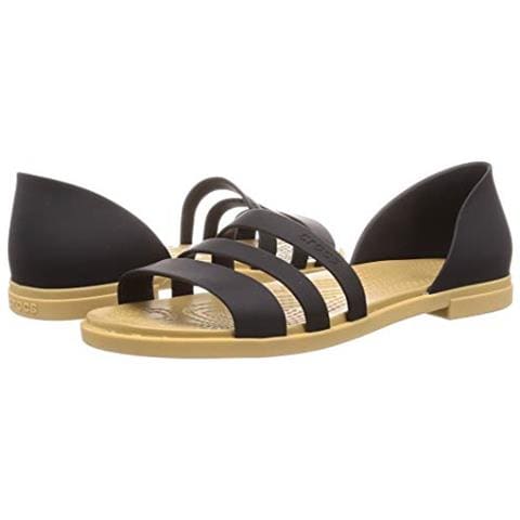 Tulum Open Flat W, Infradito Per Il Tempo Libero E Abbigliamento Sportivo Da Donna, Multicolor (nero / marrone Chiaro), 42 Eu - Foto 5