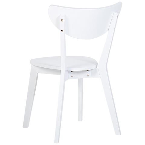 Set Di 2 Sedie Da Pranzo Bianco Roxby - Foto 17