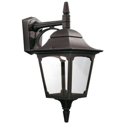 Lanterna Da Parete Per Esterni 1 Luce Con Luce Nera Ip44, Attacco E27 - Foto 2