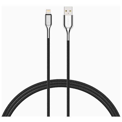 Cygnett Lightning - USB-A 3 m Acciaio inossidabile, Bianco - Foto 1