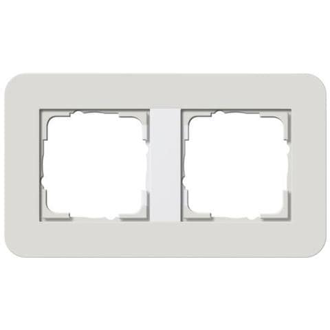 0212411 Placca Copripresa E Copri Interruttori Grigio, Bianco - Foto 1