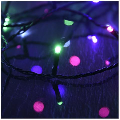 Stringa LED con 400 Luci LED Pastello Multicolore 40 m in PVC - Foto 6